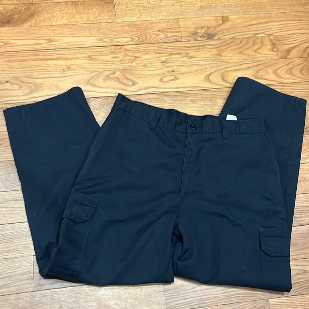 Men’s dickies cargo work pants black 36x30